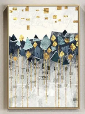 WW103 алюминиевая рама холст продажа скандинавские абстрактные геометрические