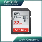 Карта памяти SanDisk Ultra SDHCSDXC 128, 32 ГБ, 64 ГБ, 16 ГБ, 256 ГБ, UHS-I ГБ, скорость чтения до 80 МБс., SD-карта TF для SLR-камеры