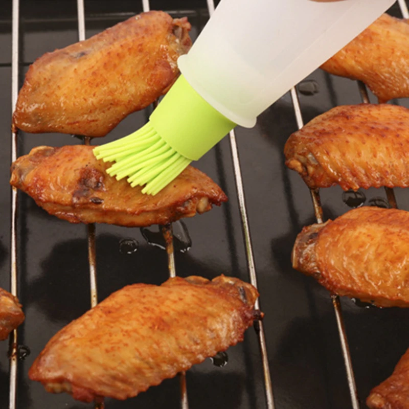 Кухонные инструменты диспенсер для масла из силиконовой резины бутылка с щеткой