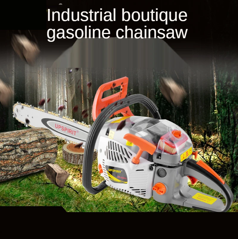 

20 inch gasoline chain saw portable feller woodworking tool household high power industry