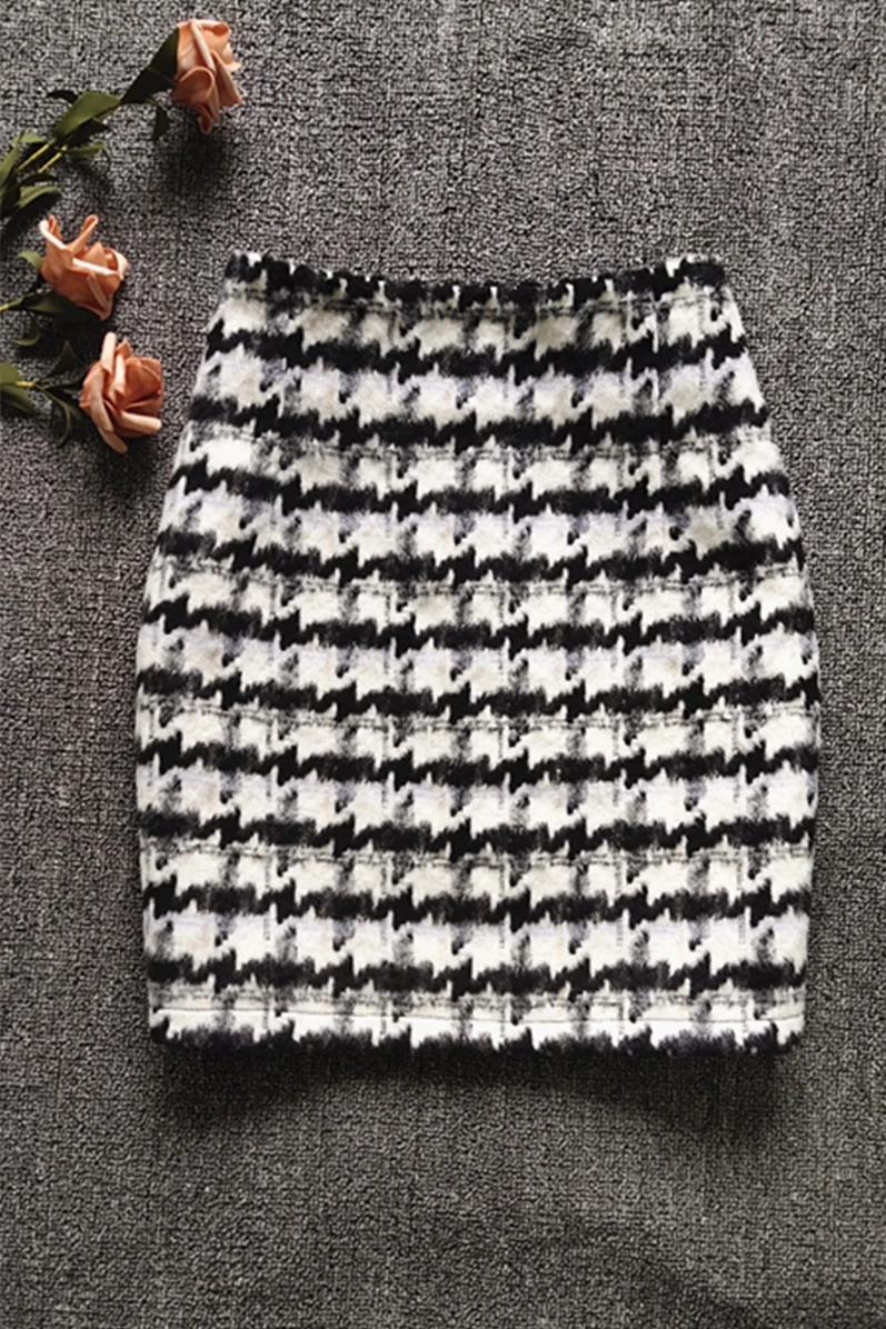 

wool skirt plover case plaid skirts fashion package buttocks short skirt to restore ancient ways of tall waist one pace