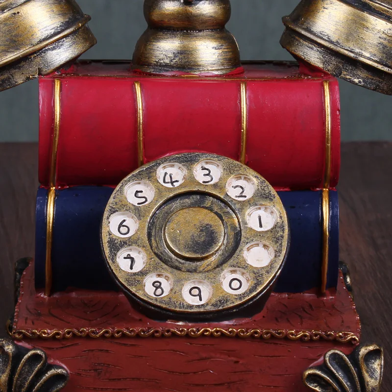 Креативные украшения для дома из смолы орнамент ретро модель книги телефона