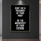 Черно-белая надпись Вдохновляющие постеры и принты мотивирующая Цитата художественные настенные картины для гостиной офиса домашний декор