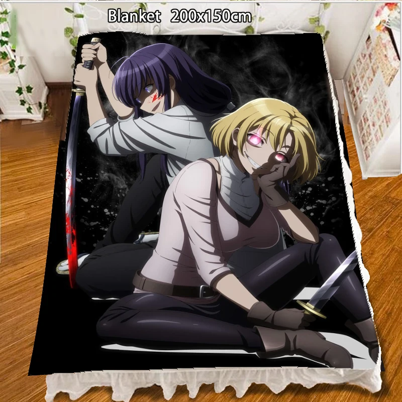 

Одеяло флисовое в стиле аниме, 200 х150 см