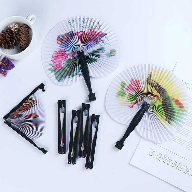 Декоративный вентилятор шикарный женский ручной веер китайский Карманный