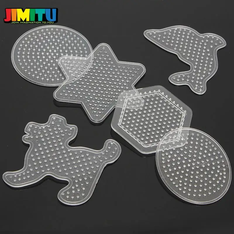 JIMITU 9 видов стилей DIY ручное изготовление шариков Хама игрушка для детей обучающая головоломка шаблон предохранитель ремесло игрушки подарок на год