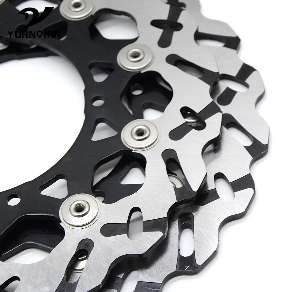 Передний плавающий тормозной диск ротор и кронштейн из нержавеющей стали для