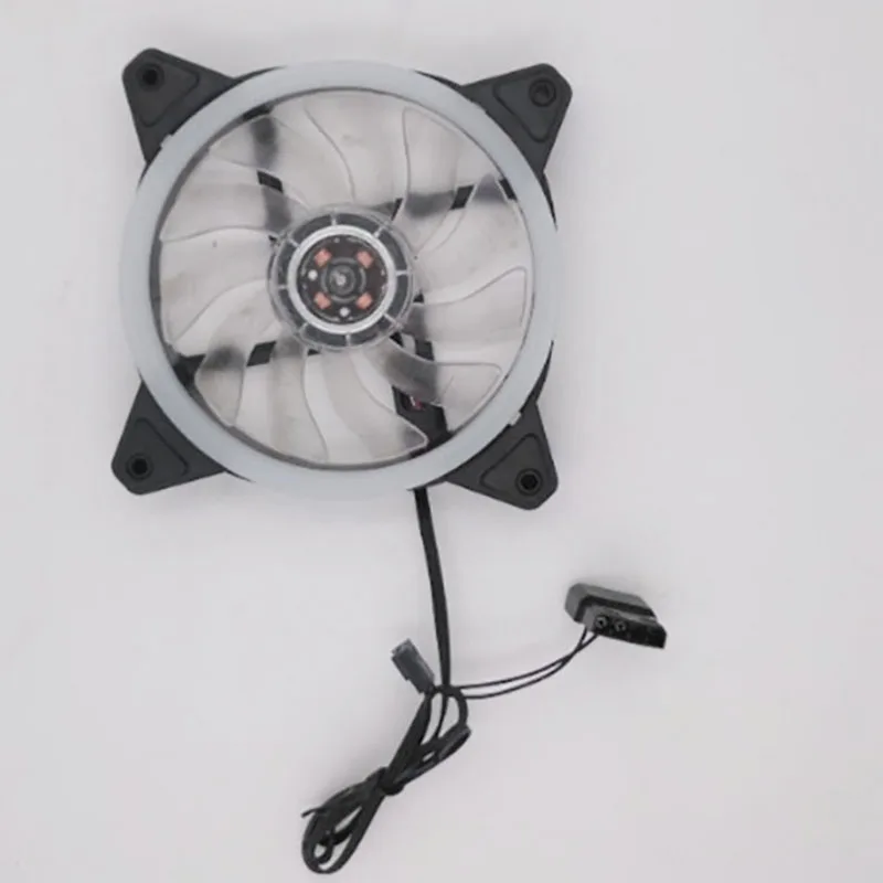 120 мм двойной апертурой разноцветный светодиодный охлаждающий вентилятор для