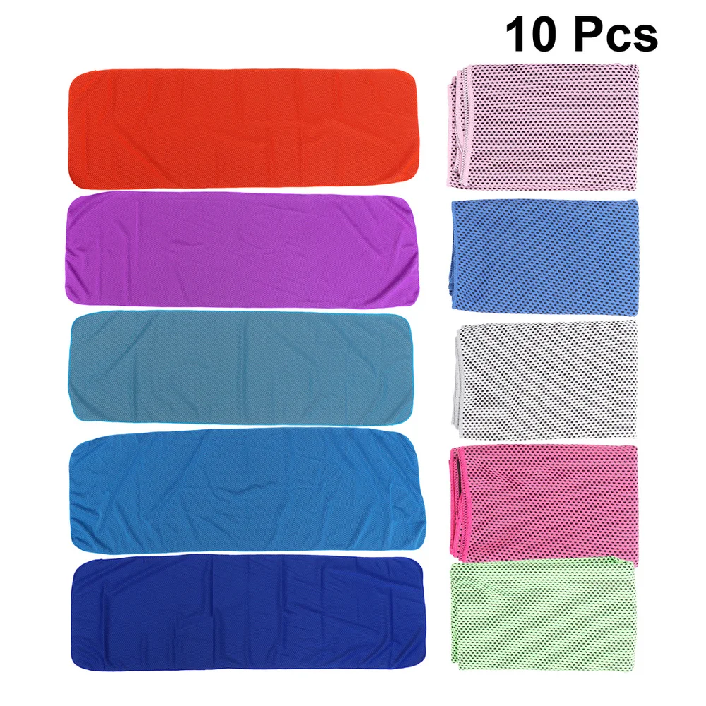 

5PCS Quick Dry Towel Fitness Sports Microfiber Cooling Towel Sports Supplies for Running Camping Yoga Gym