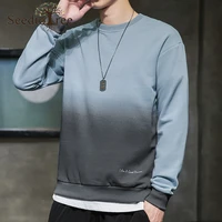patchwork casual mens sweatshirts long sleeve o neck pullover