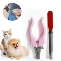 pet nail clippers claw cutter scissors for dog puppy cats nail trimmers nail file animal pet grooming tool supply