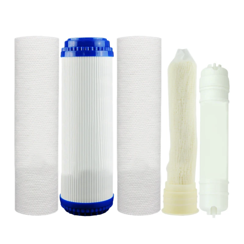 5 шт./компл. ти ступенчатый при помощи ультрафильтрации очиститель воды фильтр