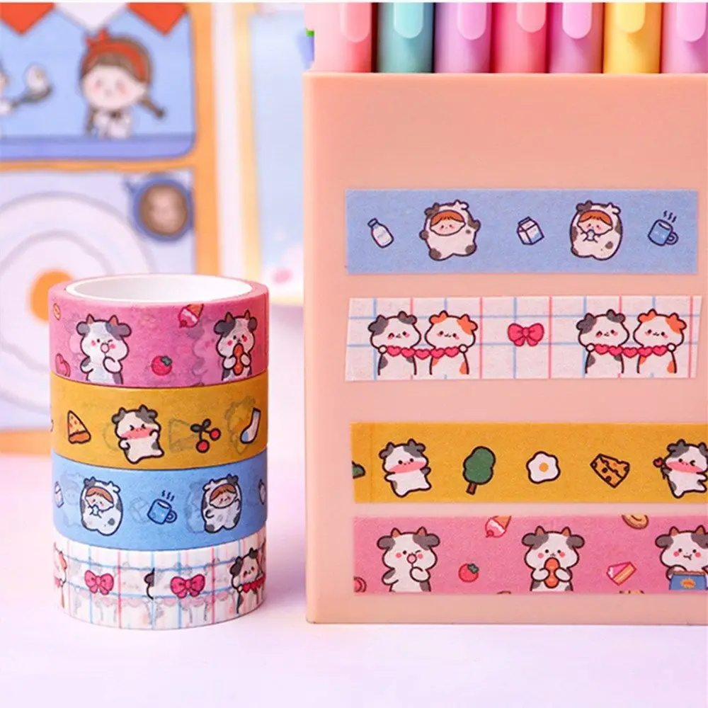 

5m DIY Decor Office School Supplies Diary Album Decoration Cartoon Paper Tape Scrapbooking DIY Label Stickers