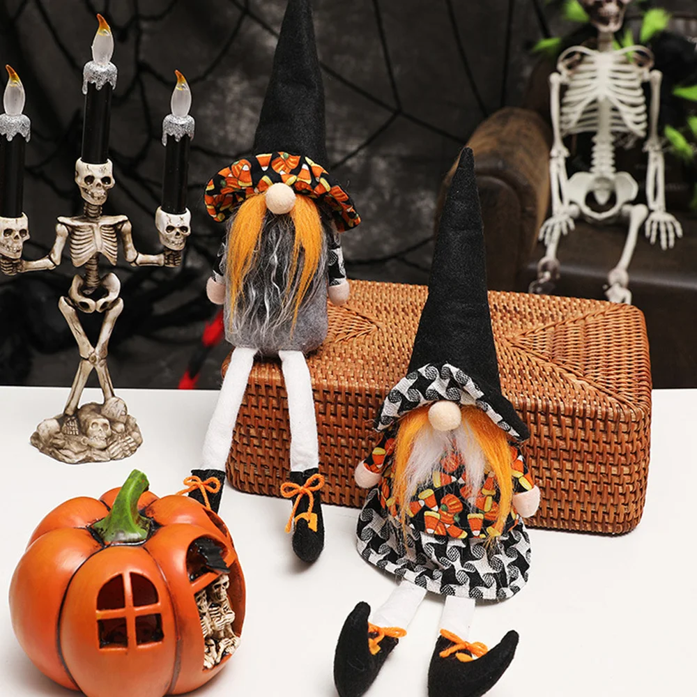 

2pcs Lovely Faceless Doll Adornments Doll Decors Festival Ornaments
