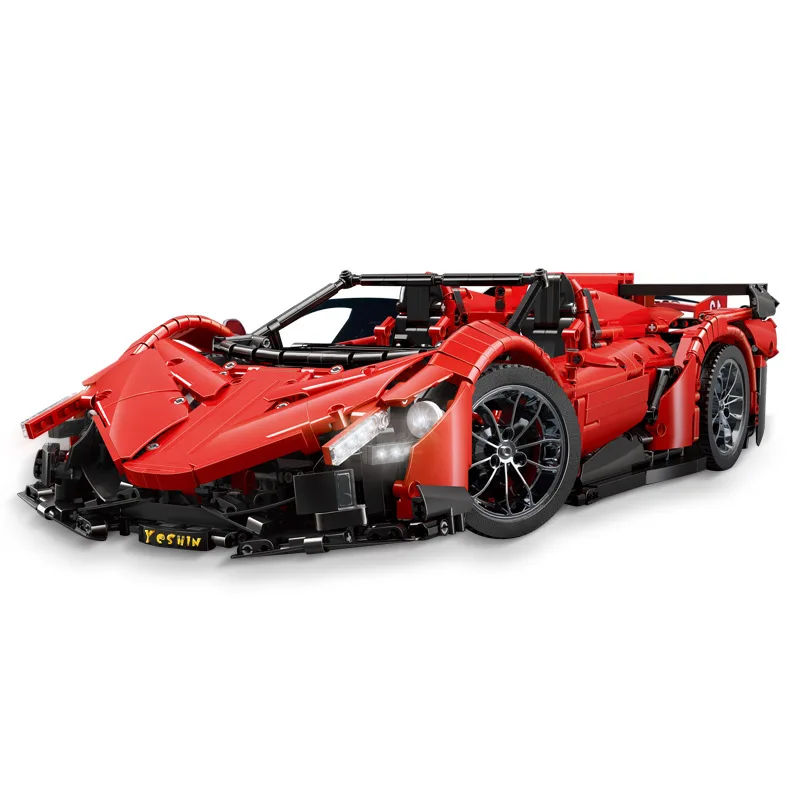 LP 20091 Yeshin приложение RC автомобиль MOC-10559 Veneno Roadster с функцией двигателя набор