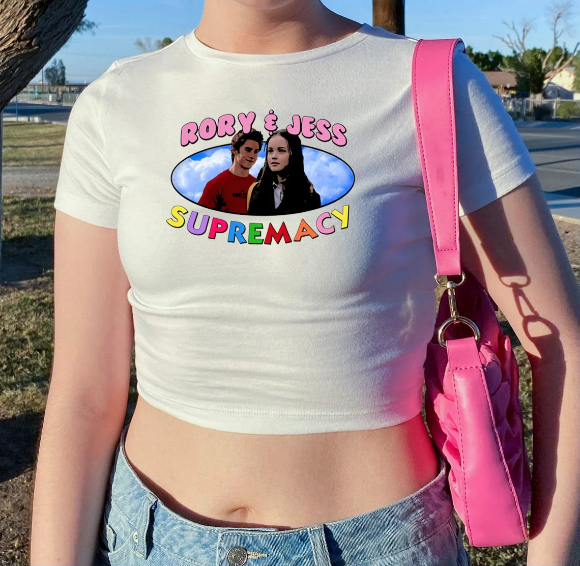 

Women Shirt with Saying Supremacy Printing T-shirt Unisex Cute Colorful Tops Couple Fashion Casual Clothes Gift To Her