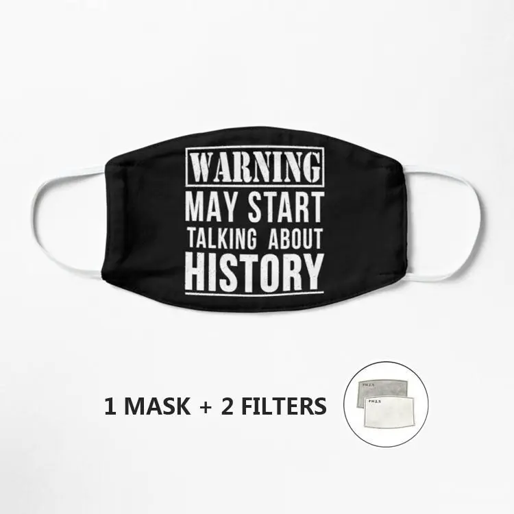 

Забавные Книги по истории Предупреждение учитель каламбур одежда маска для лица Уход за кожей лица маска многоразовые Респиратор маска защ...