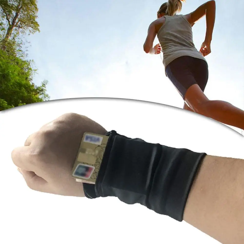 

New Arm Bag Ultra-thin Anti-slip Wristband Wrist Armband Phone Pouch Holder Sports Bags For Fitness Running Cycling