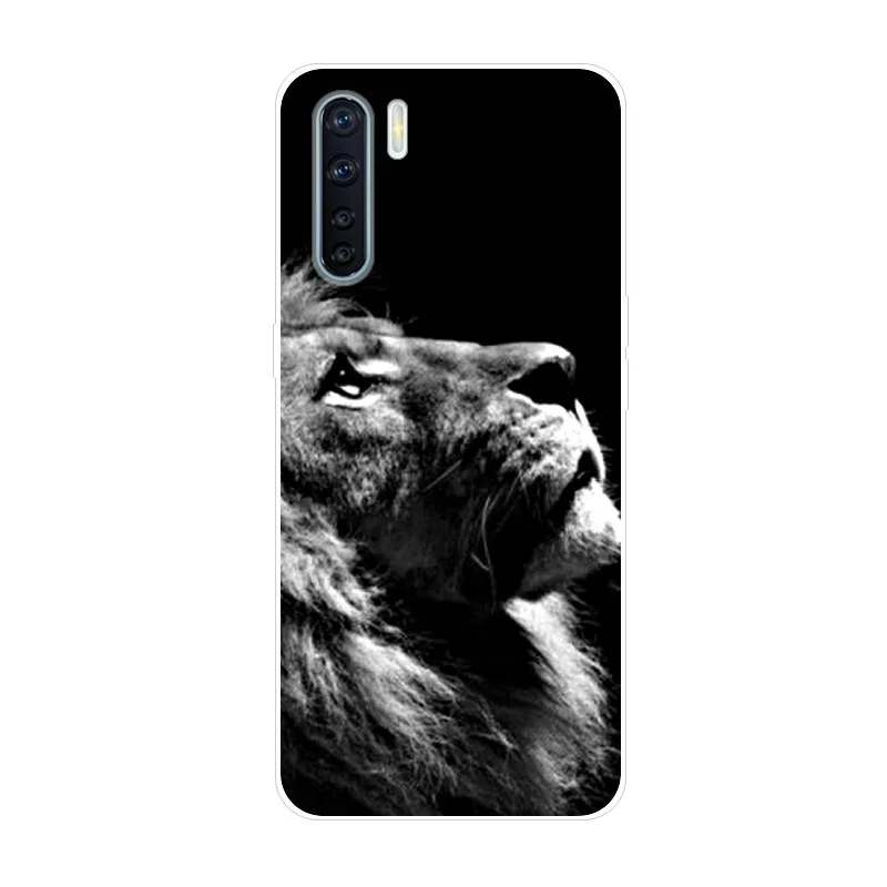 Силиконовый чехол для OPPO A91 2020 мягкие Мультяшные из ТПУ телефона F15 F 15 s A 91 Модный