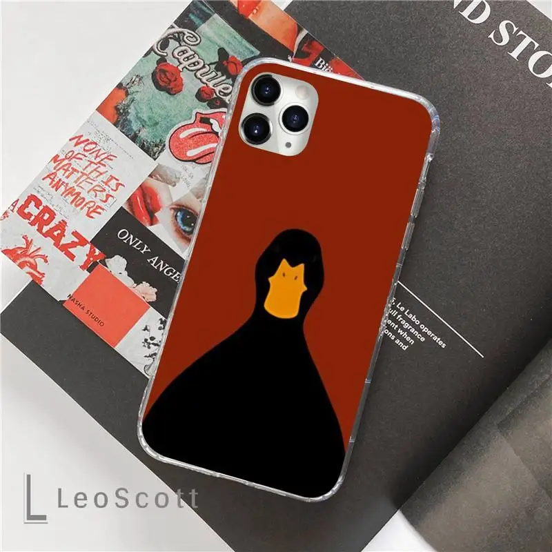 

Duck cute funny Phone Case For iphone 12 5 5s 5c se 6 6s 7 8 plus x xs xr 11 pro max mini