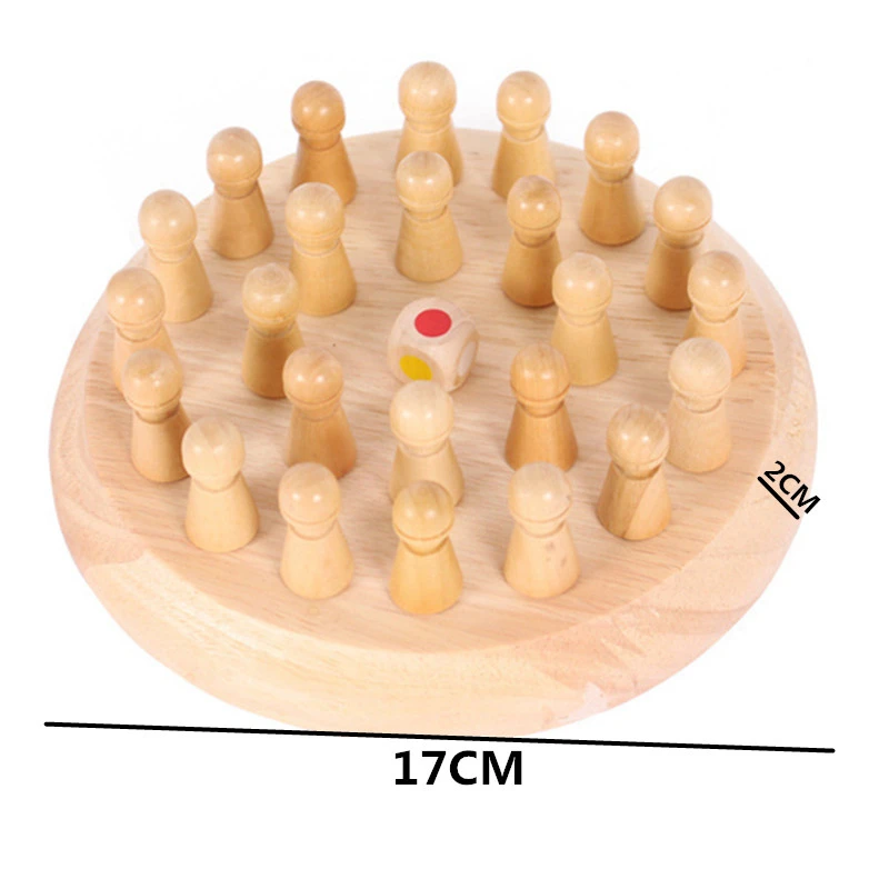 

Kids Wooden Memory Match Stick Chess Game Fun Block Board Game Educational Color Cognitive Ability Toy For Children