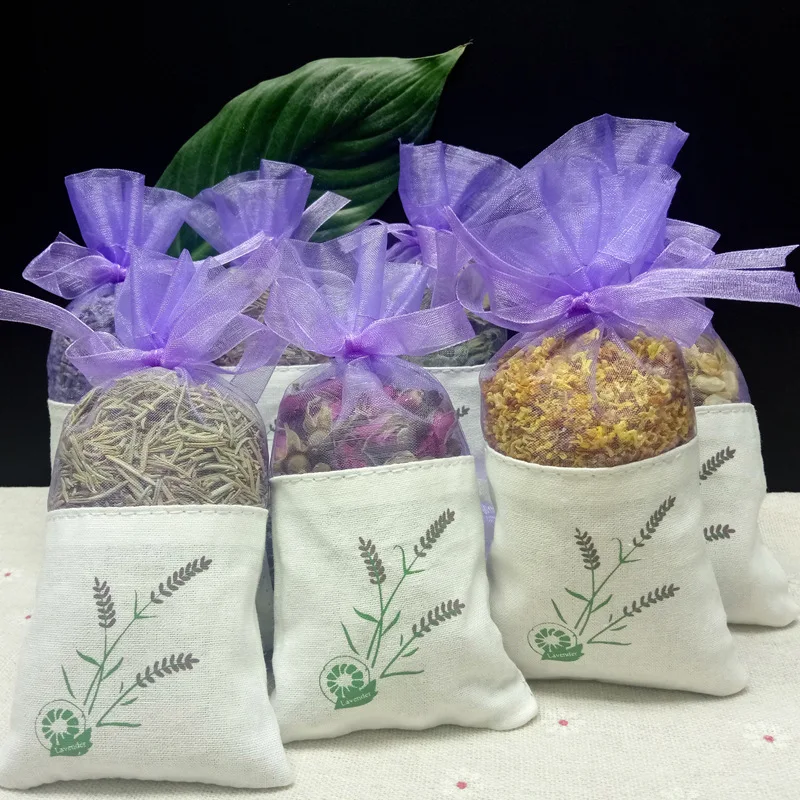 Natural Lavender Bud Dry Flower Sachet Bag Car Room Aromatic Air Refresh Desiccant Home Fragrance Sachets Moth &ampMildew | Дом и сад
