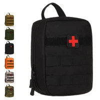 tactical molle first aid kit survival bag 1000d nylon emergency pouch military outdoor travel waist pack camping lifesaving case