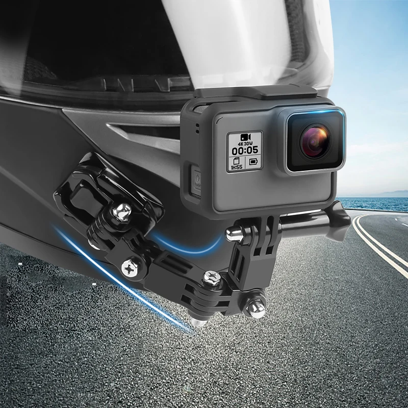 Держатель для крепления на шлем GoPro Hero 8 7 6 5 SJCAM мотоциклетный подставка