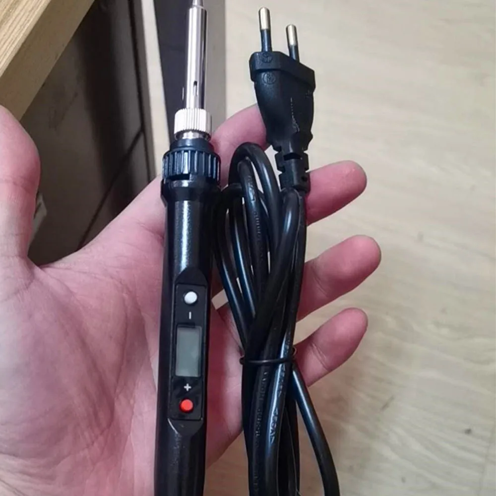 

220V 110V Digital Display Soldering Iron 80W High Power Thermostatic Iron Set Soldering Iron Head Soldering Nozzle