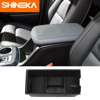shineka stowing tidying for chevrolet colorado car armrest box storage organizer accessories for chevrolet colorado 2015 2018