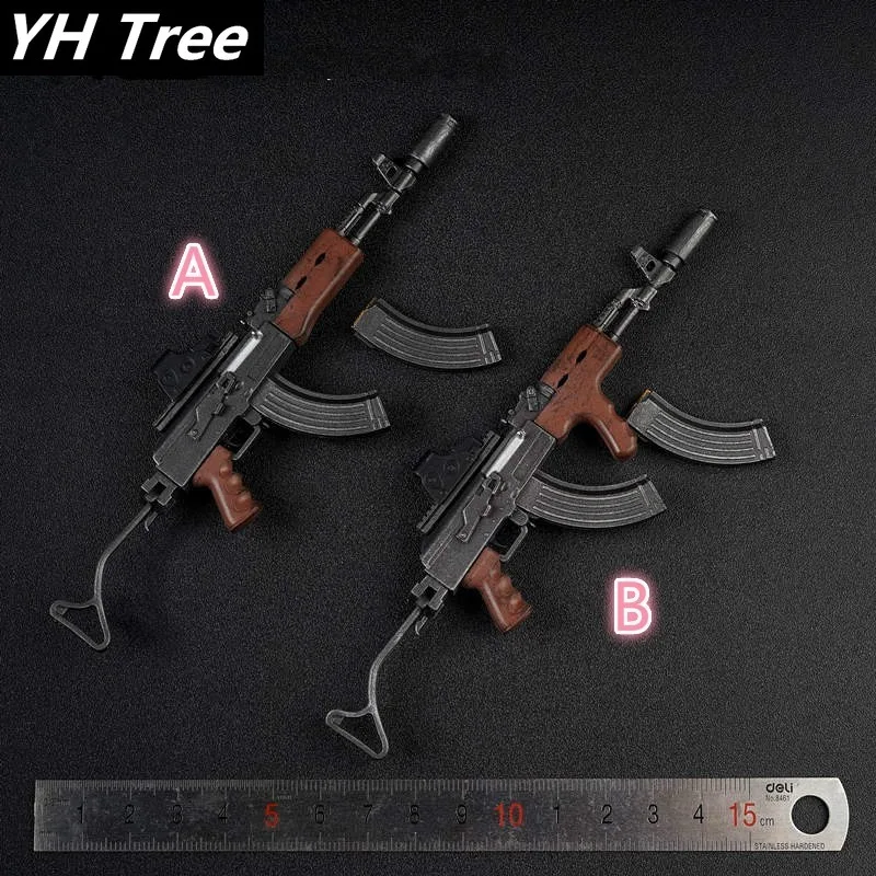 

1/6 Scale AK Series Wood Grain with Butt AK47 Tactical Weapon Rifle Gun Model Toys Fit 12" Soldier Action Figure Dolls DIY