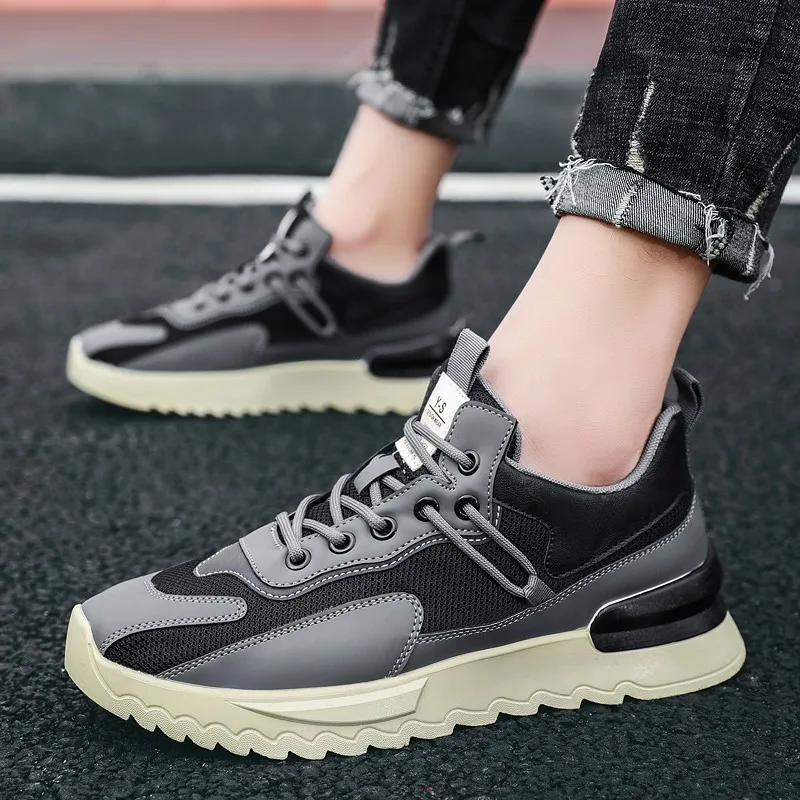 2021 Outdoor Sneakers Men Tennis Shoes Mesh Mens Trainers Lightweight Gym Sport Shoes Mens Footwear Trainers Tenis Masculino
