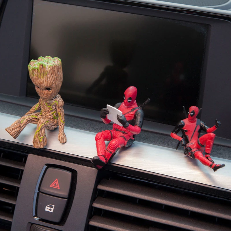 Автомобильные украшения Дэдпул персональный автомобиль орнамент экшн фигура
