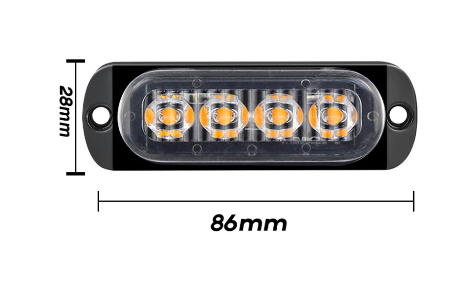 Автомобильный предупресветильник онарь 12 в пост. Тока 4/6/12