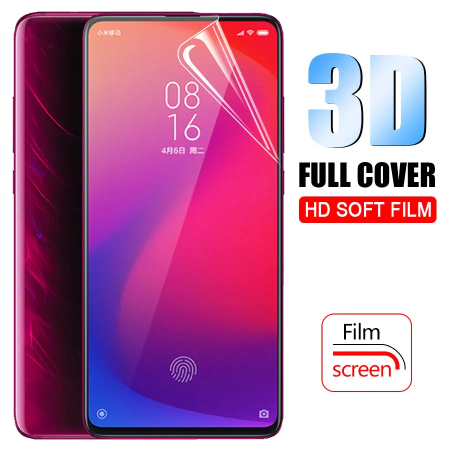 3D мягкая прозрачная Гидрогелевая пленка для Xiaomi Mi 9T Pro полное покрытие защитная