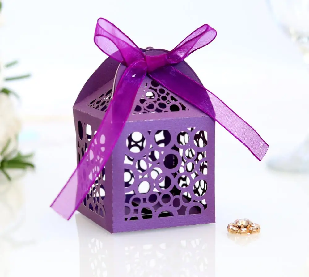 50 шт. маленькая круглая пустая крестообразная конфетная коробка ангельская