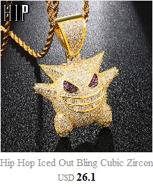 Хип-хоп Iced Out Bling Полный Стразы медный канат цепь Бейсбол подвеска «летучая мышь» и ожерелье для мужчин ювелирные изделия Прямая поставка