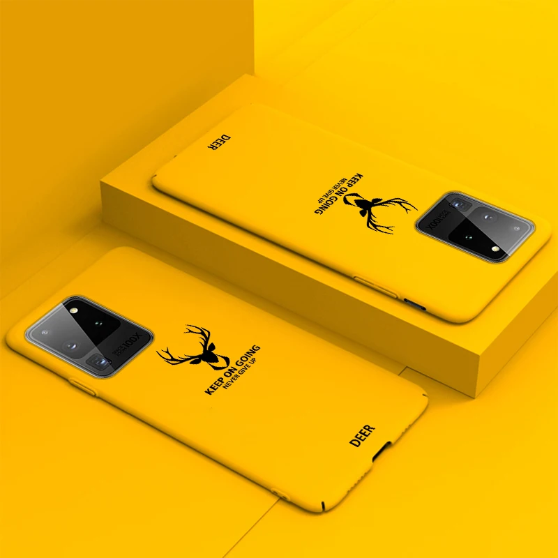 Ультратонкий цветной Матовый Жесткий чехол для телефона Samsung Galaxy S20 S10 E 5G S9 S8 Plus Note