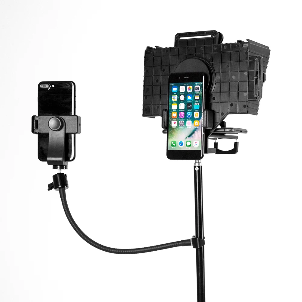 

TC3 Mini Teleprompter Set Large Screen Portable DSLR Cameras Tablet Teleprompter for Live Streaming Online Teaching