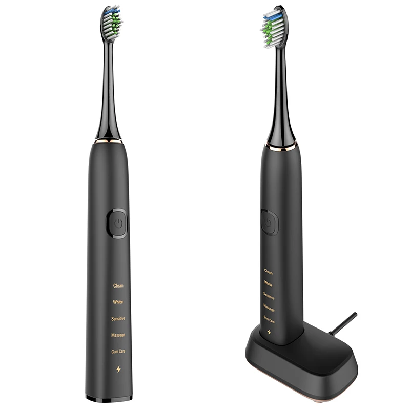 Электрическая зубная щетка для отбеливания умная звуковая Водонепроницаемая с