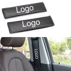 Наплечная накладка из углеродного волокна для автомобильного ремня безопасности для BMW M Suzuki Mercedes benz AMG Audi Sline Land Rover Lexus Peugeot аксессуары