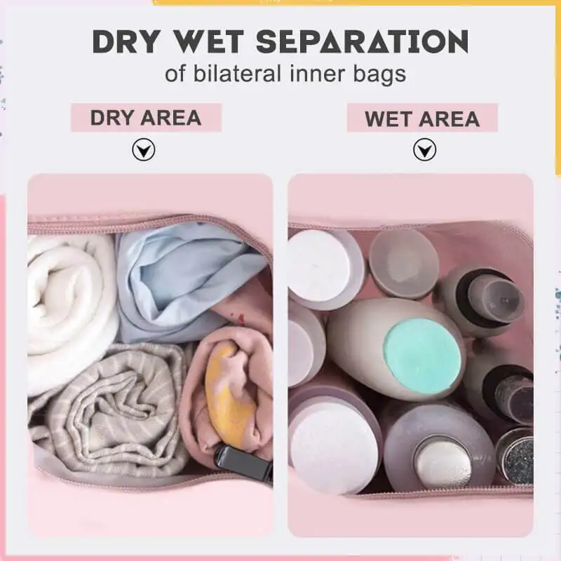 Dry And Wet Storage Backpack Swimming Backpack Dry Wet Bag Camping Backpack Sports Bags Travel Pool Beach Swimsuit Rucksack Swim