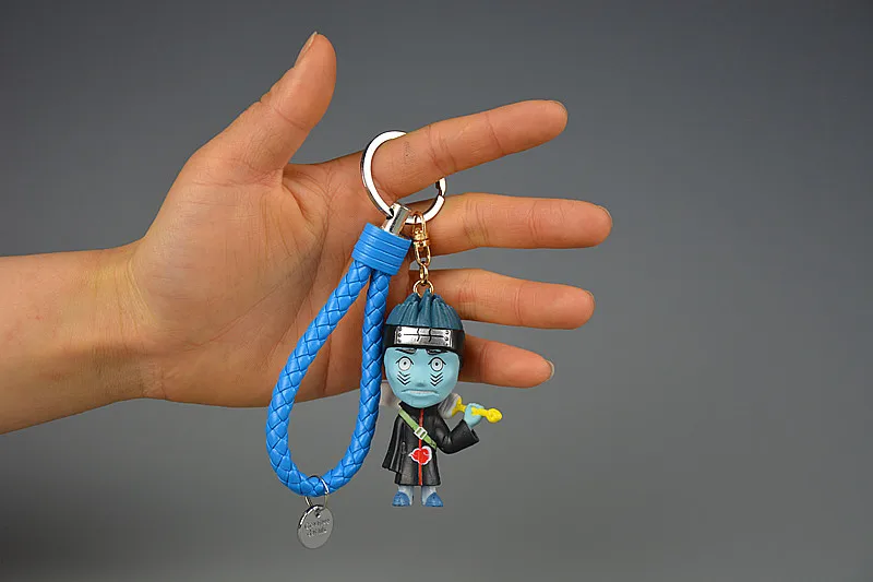Брелок для ключей ПВХ брелок с обезболивающим Itachi ниндзя Дейдара Сасори игрушка