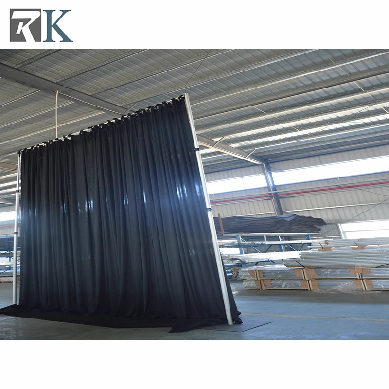 Сверхмощный Полюс трубы и занавес События Драпировка сценический фон аппаратные
