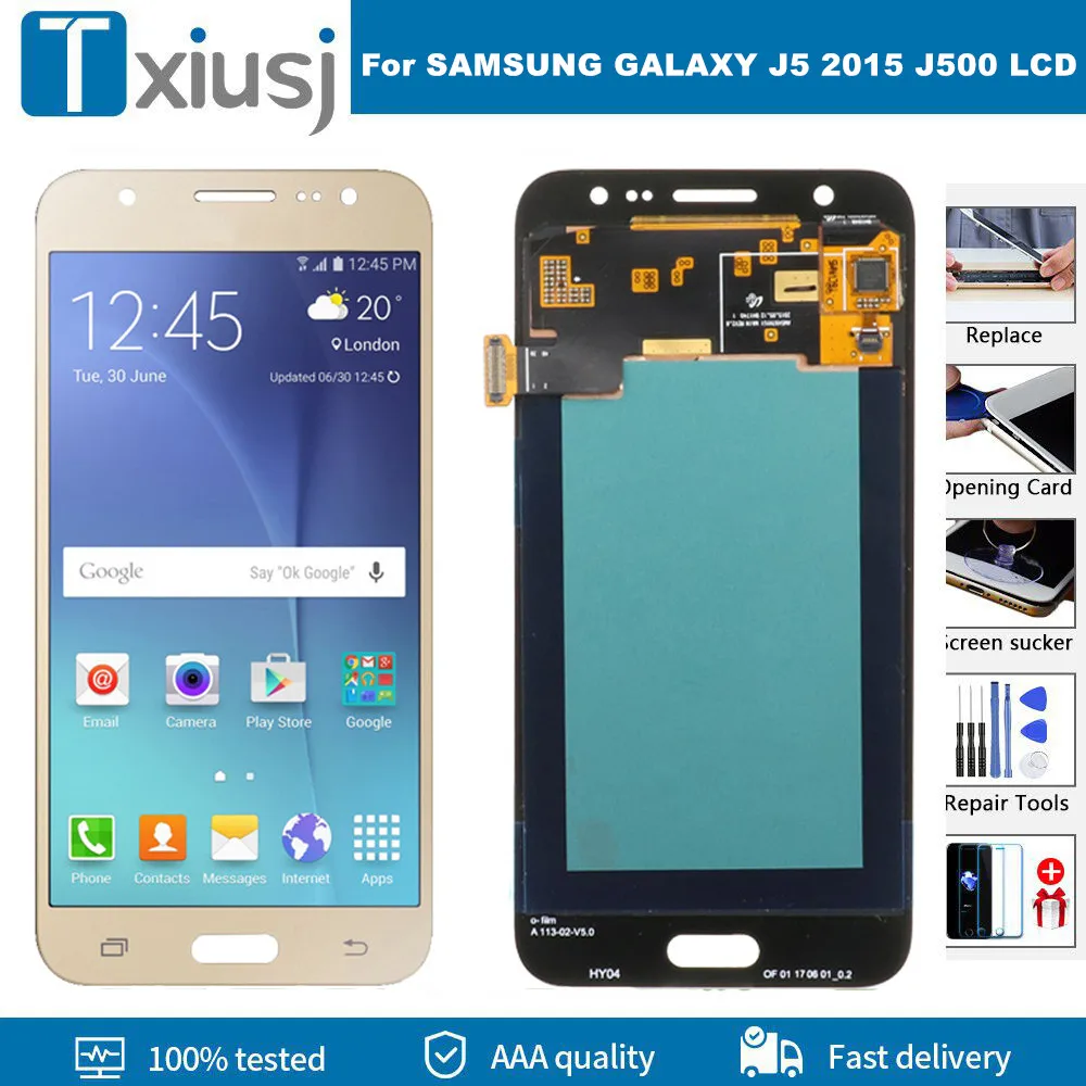 

ЖК-дисплей Super AMOLED для SAMSUNG GALAXY J5 2015 J500 J500H J500FN J500F J500M