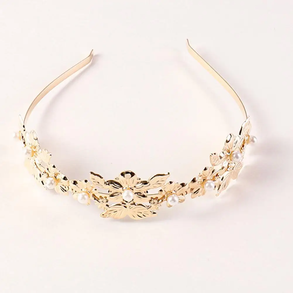 Повязка для волос в стиле ретро женщин модная свадебная металлическая повязка на