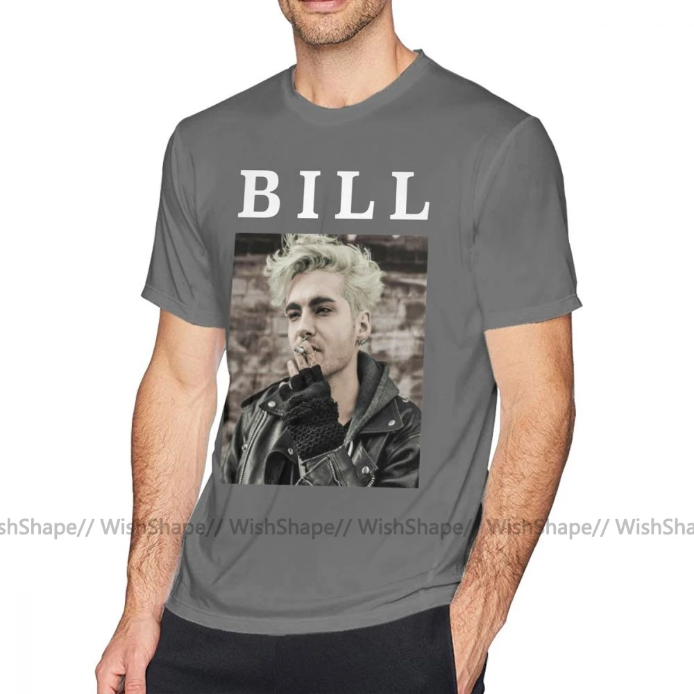 Tokio Hotel футболка BILL Inspiration Roukeys с коротким рукавом мужская модным принтом