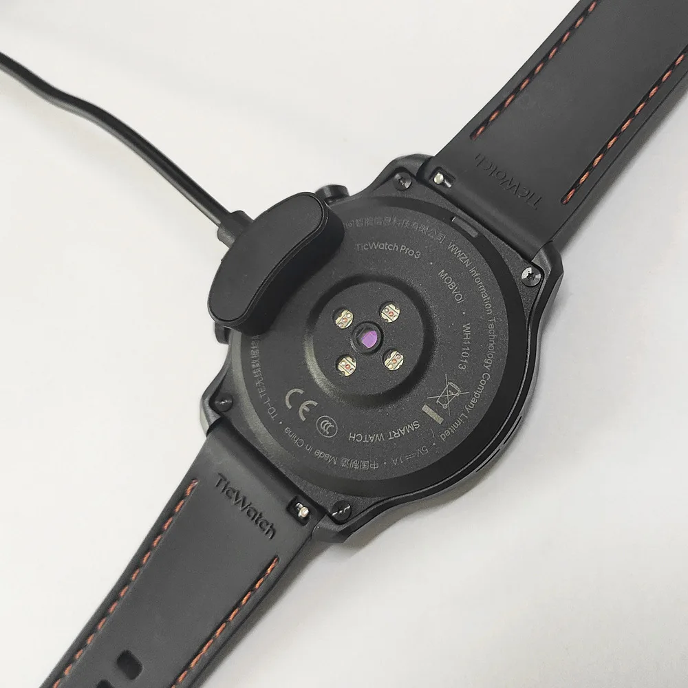 

For Ticwatch Pro 3 Smart Watch Magnetic Adsorption Portable Charger Adapter Fast Stable Charging Cable Replacement Accessories