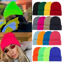2021 winter hats for woman men beanies knitted solid hat girls autumn female beanie caps warmer bonnet ladies casual outdoor cap