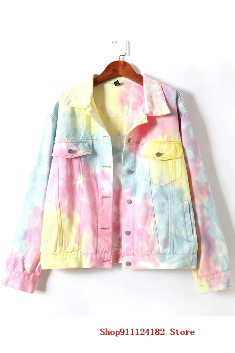 

Gradient Color Denim Jacket For Women's Autumn New New Korean Loose And Versatile Net Red Jacket